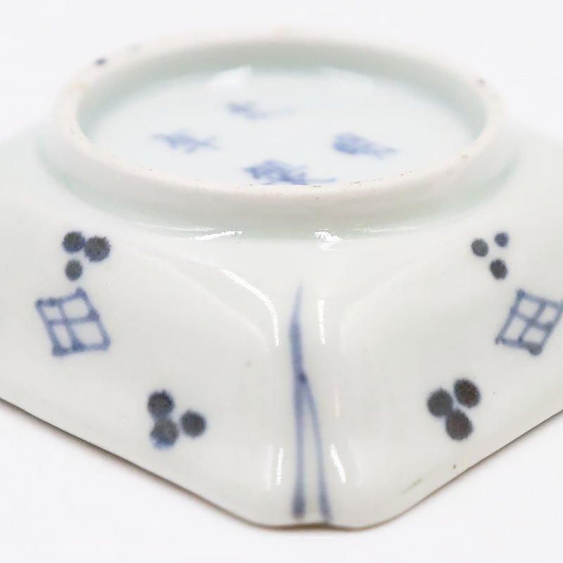 アンティーク手塩皿 明治大正期の繊細な彩綾