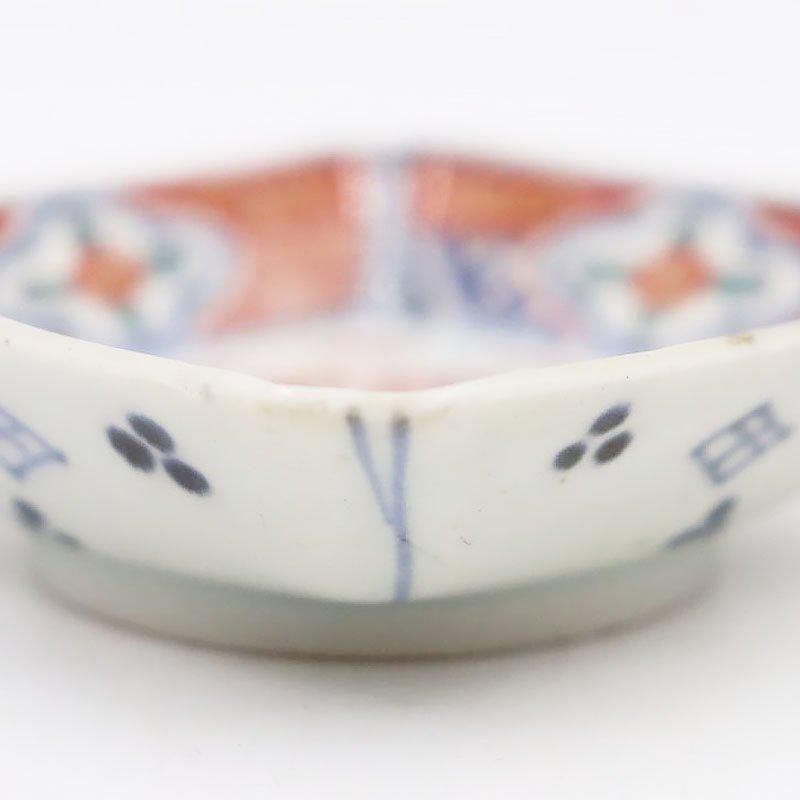 アンティーク手塩皿 明治大正期の繊細な彩綾