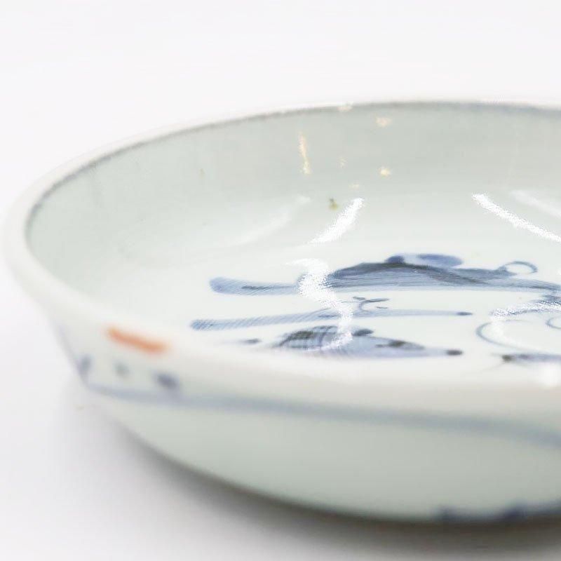 手描き 染付 なます皿 煮物皿 取り皿 アンティーク 骨董 和食器
