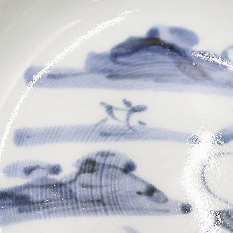 手描き 染付 なます皿 煮物皿 取り皿 アンティーク 骨董 和食器