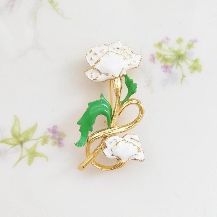 ブルブル様　ご依頼品 英国製スフィンクス社のフラワーブローチ希少品