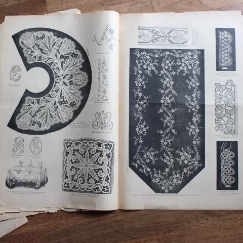 フランスアンティーク☆LE PETIT ECHO DE LA BRODERIE☆1900年