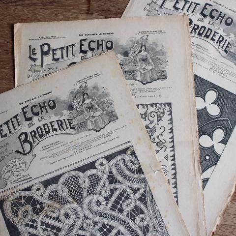 フランスアンティーク☆LE PETIT ECHO DE LA BRODERIE☆1900年 フランスアンティーク☆LE PETIT ECHO DE LA BRODERIE☆1900年