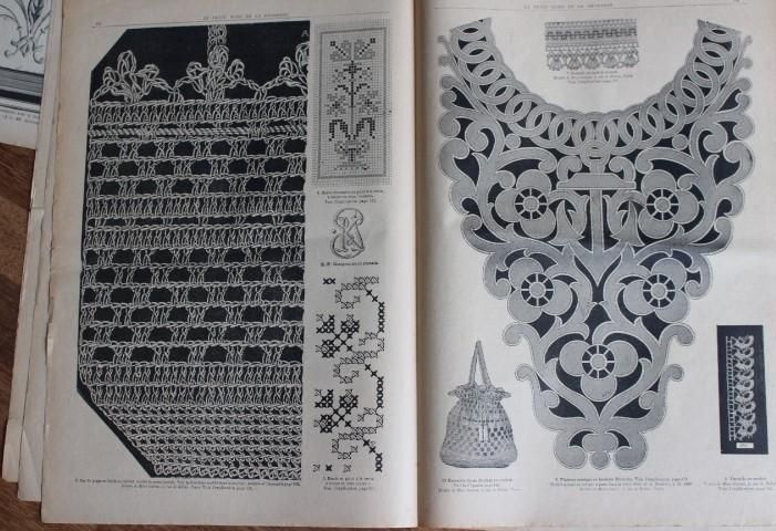 フランスアンティーク☆LE PETIT ECHO DE LA BRODERIE☆1900年