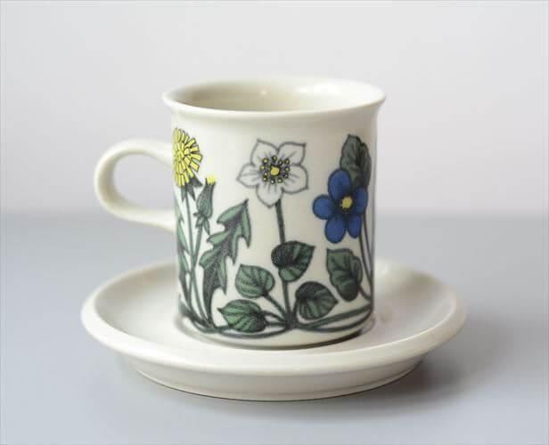 アンティークARABIAフィンランド製コーヒーカップセット