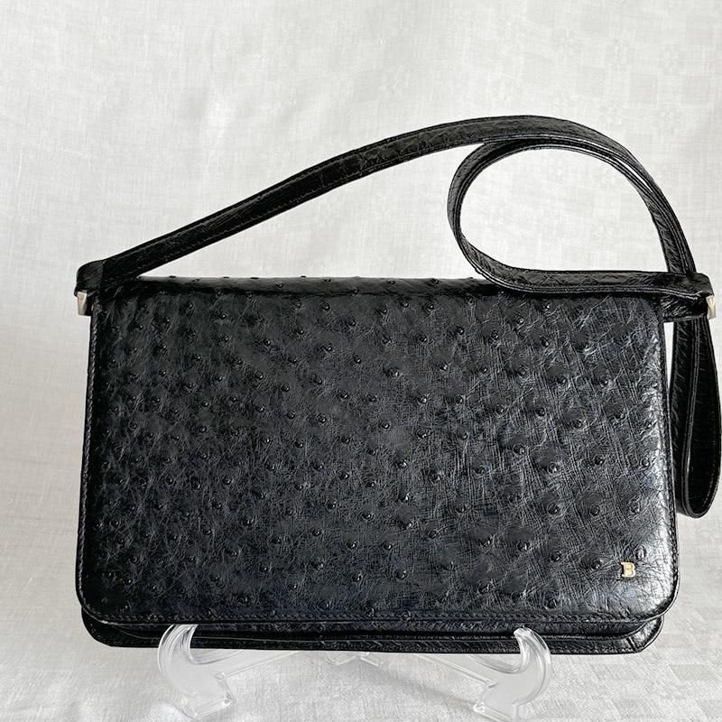 【SEAL限定商品】 BALLY ショルダーバッグ オーストリッチ ハンドバッグ バッグ
