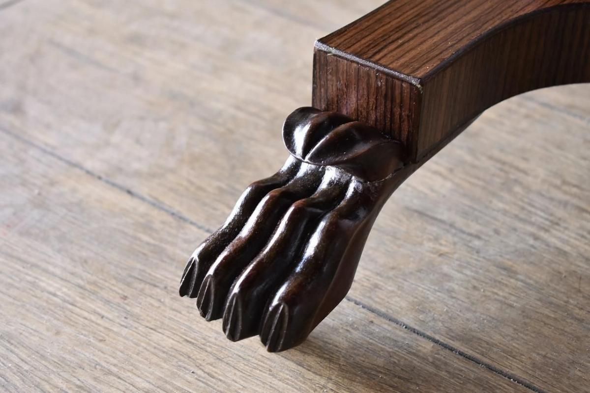 スネークウッド 木製ダークブラウン杖 丸いハンドル スネークウッド