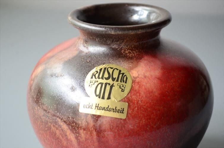ドイツ製 ヴィンテージ Ruscha Fat Lava Vase 花瓶 花器