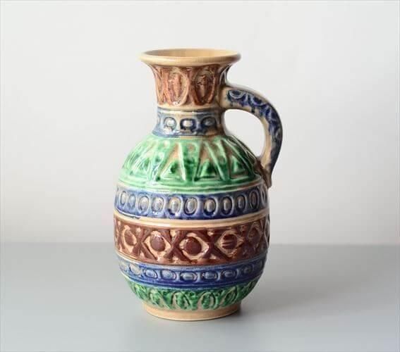 ドイツ製 ヴィンテージ Bay Keramik Vase 花瓶 花器 ファット ドイツ製 ヴィンテージ Bay Keramik Vase 花瓶 花器 ファット