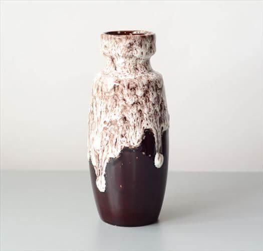ドイツ製 ヴィンテージ Scheurich Fat Lava Vase 花瓶 花器