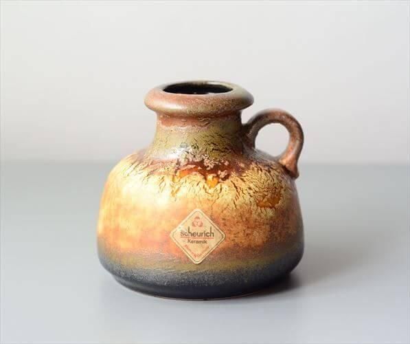 ドイツ製 ヴィンテージ Scheurich Fat Lava Vase 花瓶 花器 ドイツ製 ヴィンテージ Scheurich Fat Lava Vase 花瓶 花器