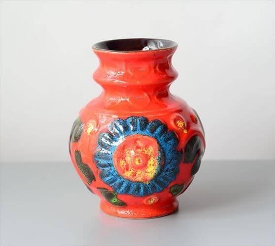 ドイツ製 ヴィンテージ Bay Keramik Fat Lava Vase 花瓶 花器 ドイツ製 ヴィンテージ Bay Keramik Fat Lava Vase 花瓶 花器