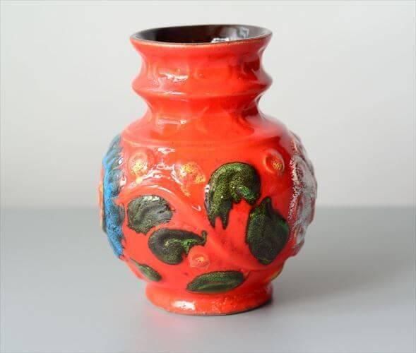 ドイツ製 ヴィンテージ Bay Keramik Fat Lava Vase 花瓶 花器 ドイツ製 ヴィンテージ Bay Keramik Fat Lava Vase 花瓶 花器