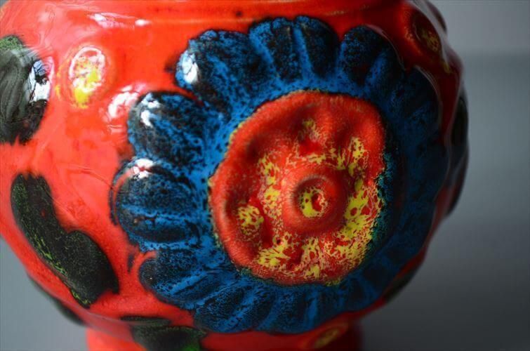 ドイツ製 ヴィンテージ Bay Keramik Fat Lava Vase 花瓶 花器 ドイツ製 ヴィンテージ Bay Keramik Fat Lava Vase 花瓶 花器