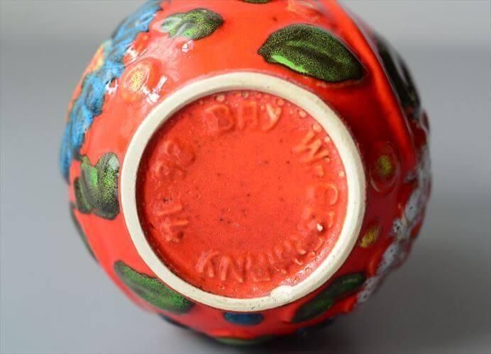 ドイツ製 ヴィンテージ Bay Keramik Fat Lava Vase 花瓶 花器 ドイツ製 ヴィンテージ Bay Keramik Fat Lava Vase 花瓶 花器