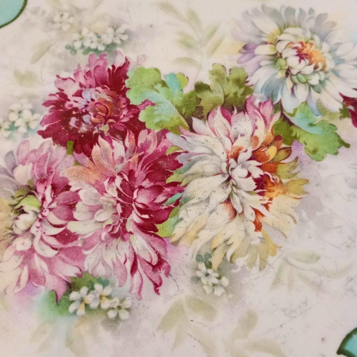 【う60】10 フランス　アンティーク　ルーサイト　　鍋敷 う60】10 フランスアンティークルーサイト鍋敷