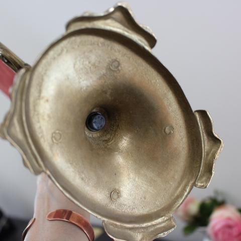 フランスブロカント 真鍮製 手鏡 フランスブロカント 真鍮製 手鏡