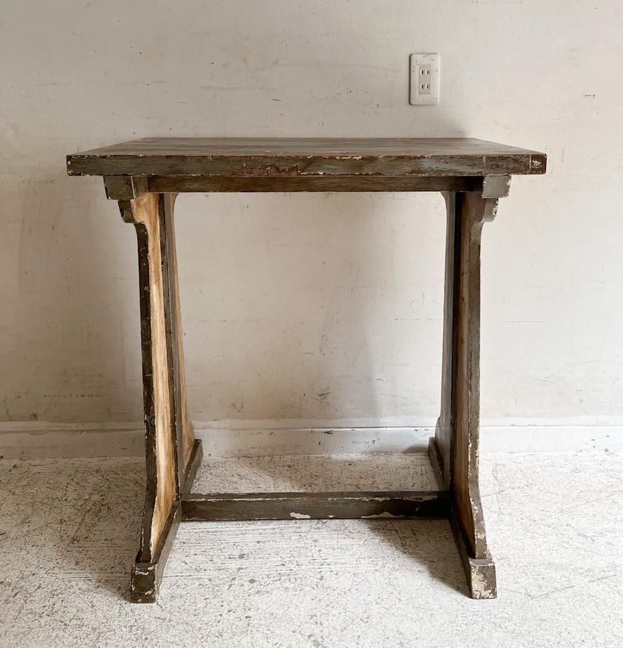 フランス製アンティークパイン説教台カウンターテーブル