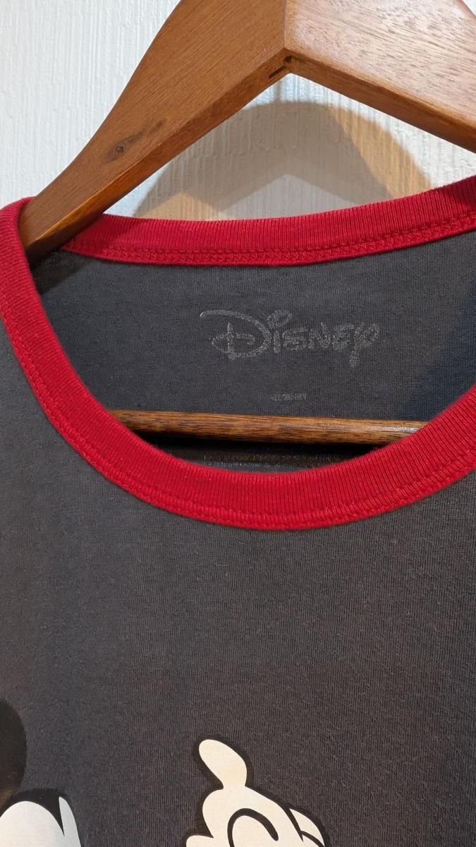 ディズニー ミッキー 半袖Tシャツ グレー XLサイズ