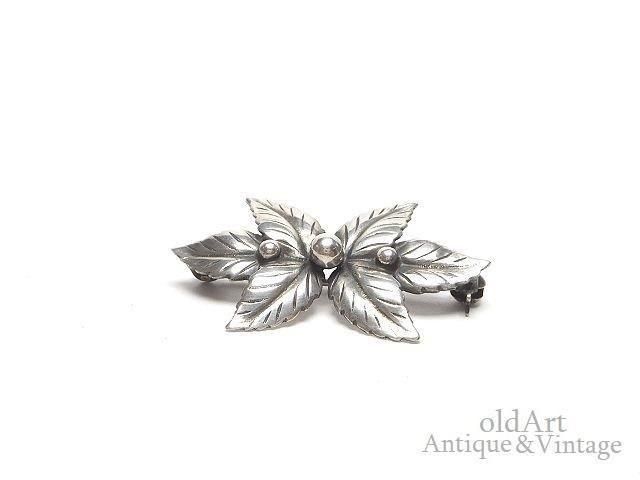 K3377*1950s*デンマーク Just Anderson*リーフ デザイン