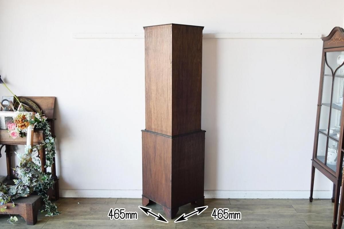 英国製マホガニーコーナーキャビネット｜1930年代の存在感ある一台