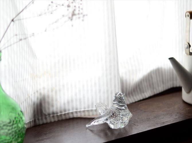 スウェーデン製 FM Konstglas ガラスの鳥 オブジェ アートピース