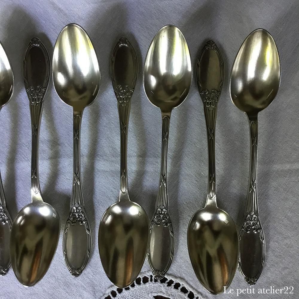 フランス アンティーク シルバー 大 ティーポット 海軍 Boulenger