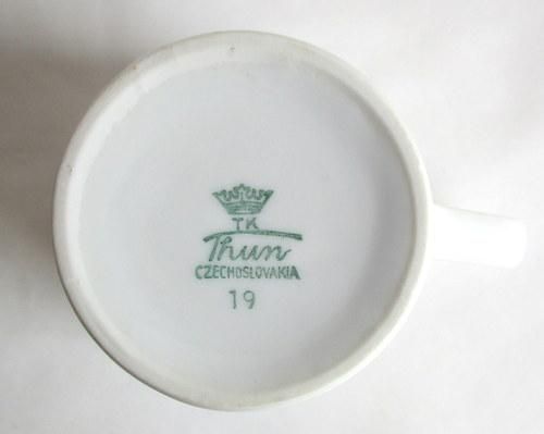 【チェコスロバキア製】カップ＆ソーサー 1900年初期 チェコスロヴァキア時代のヴィンテージ食器 カップ＆ソーサー