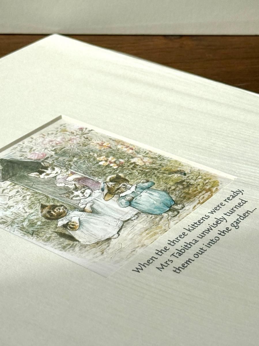 限定版 ビアトリクス・ポターのプリント タビタおくさんとこねこたち