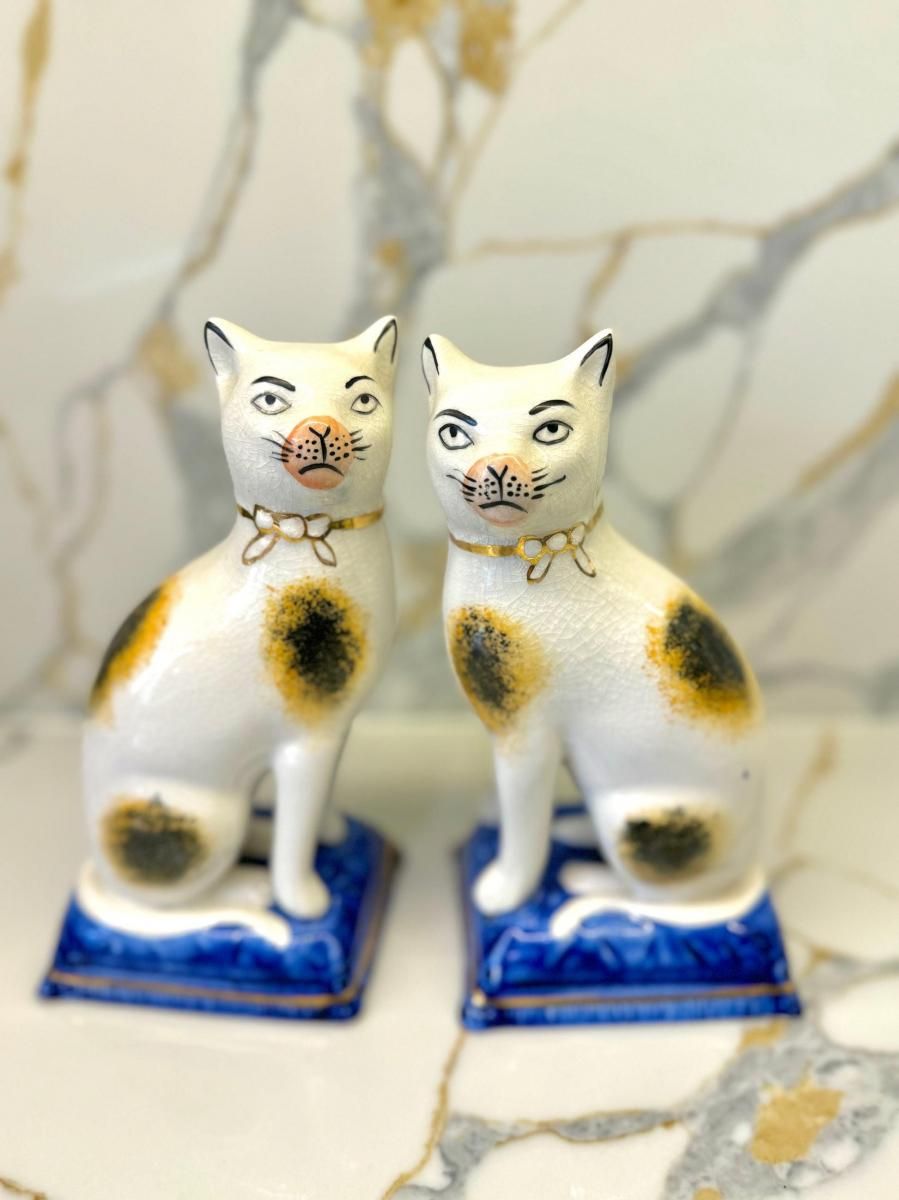 希少！ イギリス ヴィンテージ スタッフォードシャーキャット 猫