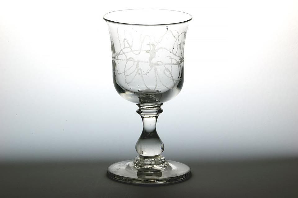 フランス製アンティーク ナポレオン三世ワイングラス