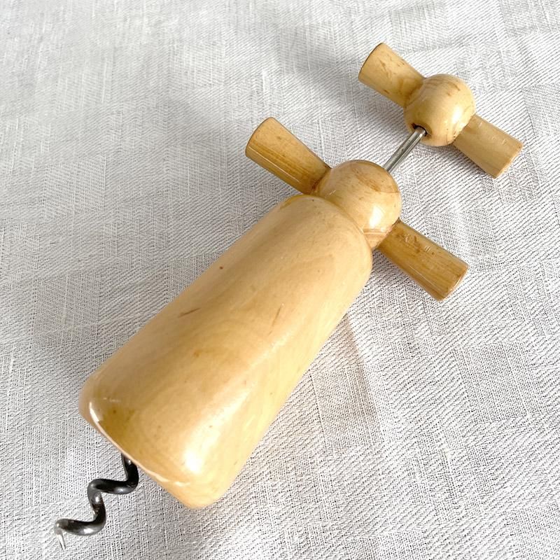 アンティーク　ワインコルクスクリュー 楽天市場】ワインオープナー 王冠 ボトル 栓抜き イタリア製 真鍮雑貨