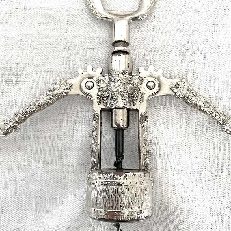 フランス製ぶどう柄のコルクスクリュー