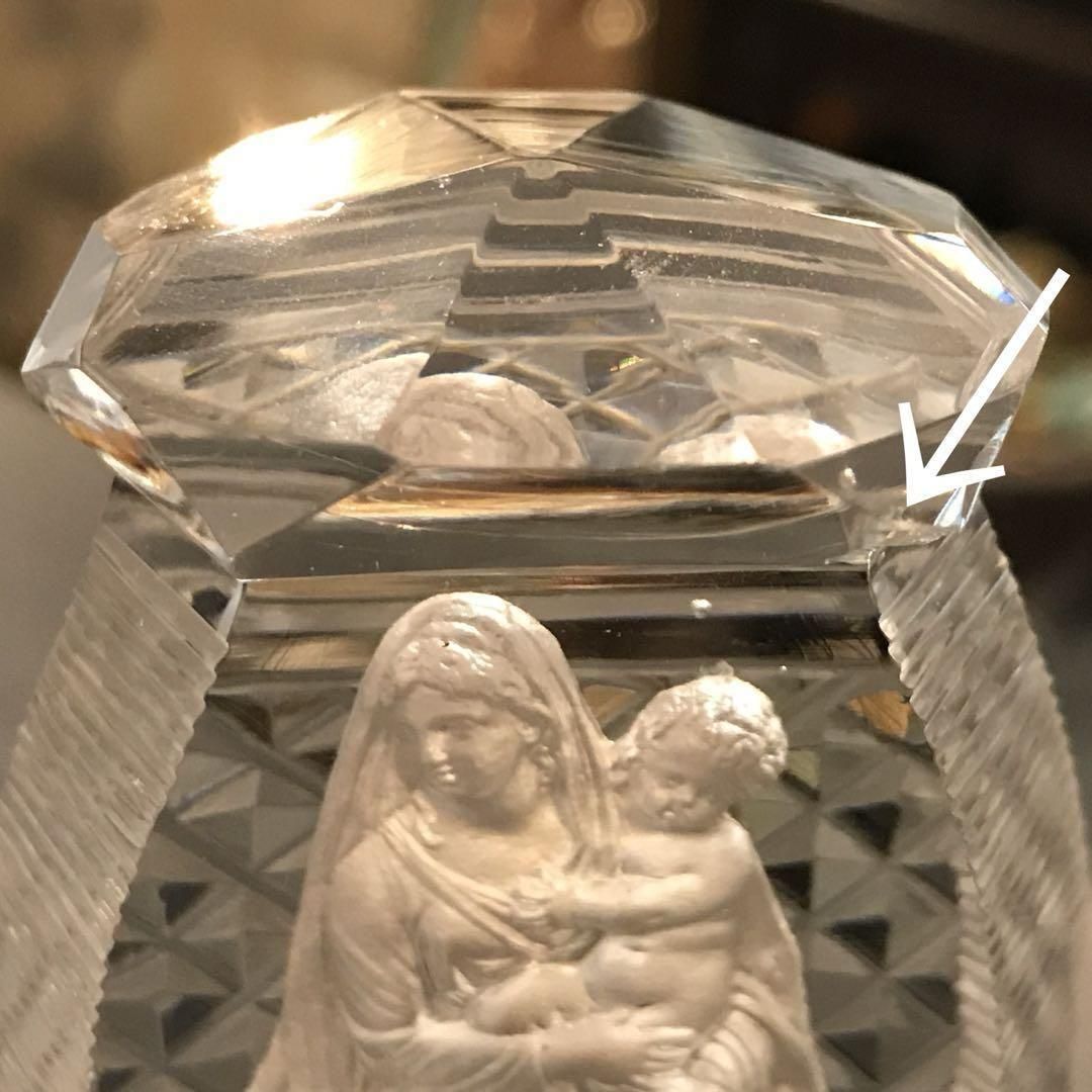 品数豊富！ 極希少とても古い聖母マリアとイエスの美しいオーナメント 工芸品