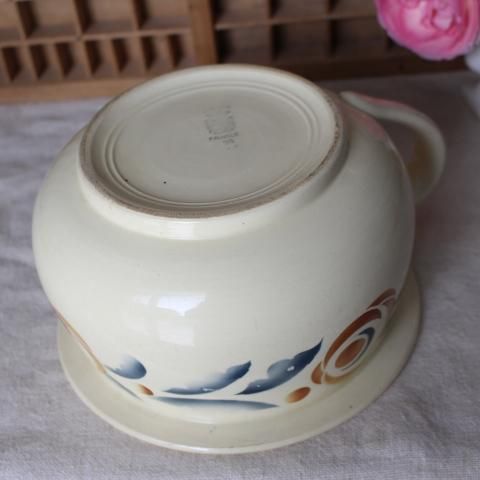 フランスアンティーク サルグミンヌ コンフィチュールポット ホワイト 陶器 フランスアンティーク サルグミンヌ コンフィチュールポット ホワイト 陶器