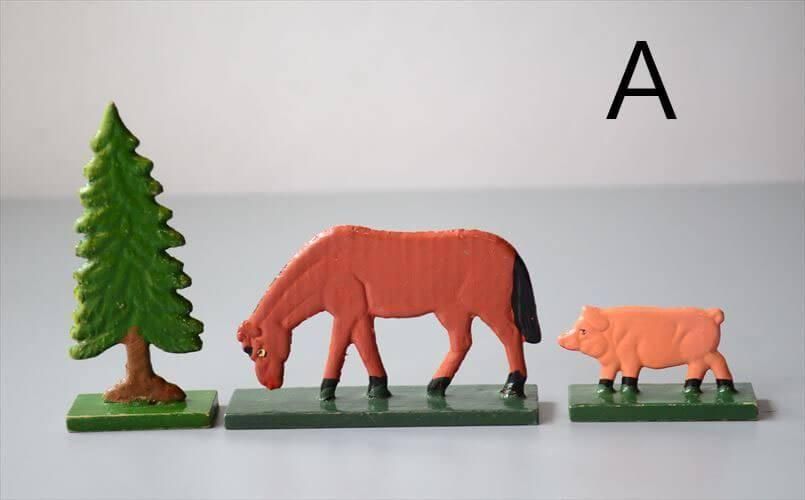 ドイツ製ヴィンテージ木製動物オブジェ 癒しの魅力
