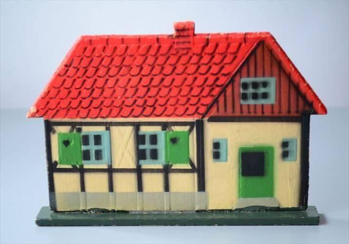 ドイツ製ヴィンテージ木製家オブジェ 癒しの存在感