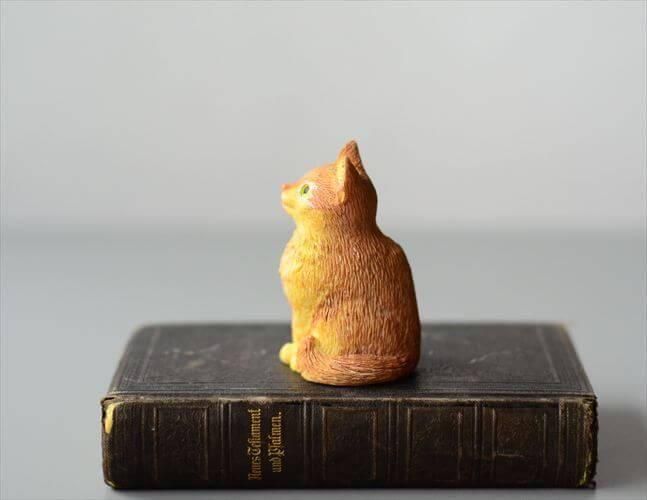 リモージュ　フランス　ネコ　猫　キャット　置物　アンティーク　ビンテージ リモージュ フランス ネコ 猫 キャット 置物 アンティーク
