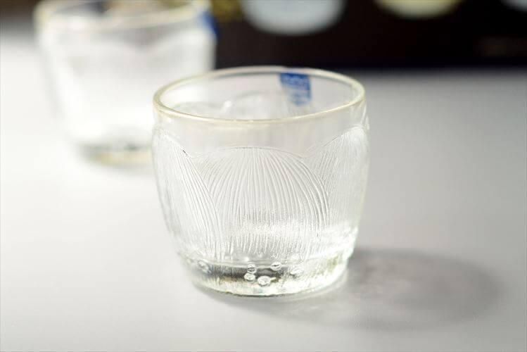 アンティークフィンランド製花模様ショットグラス
