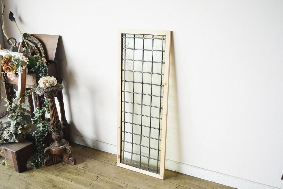 ステンドグラス No.1 窓辺や棚にお気に入りのステンドグラスを♪ 曲線タイプの