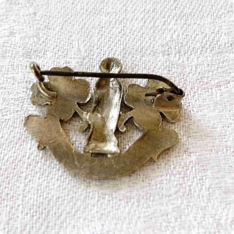 フランス製 ヴィンテージ ルルドブローチ