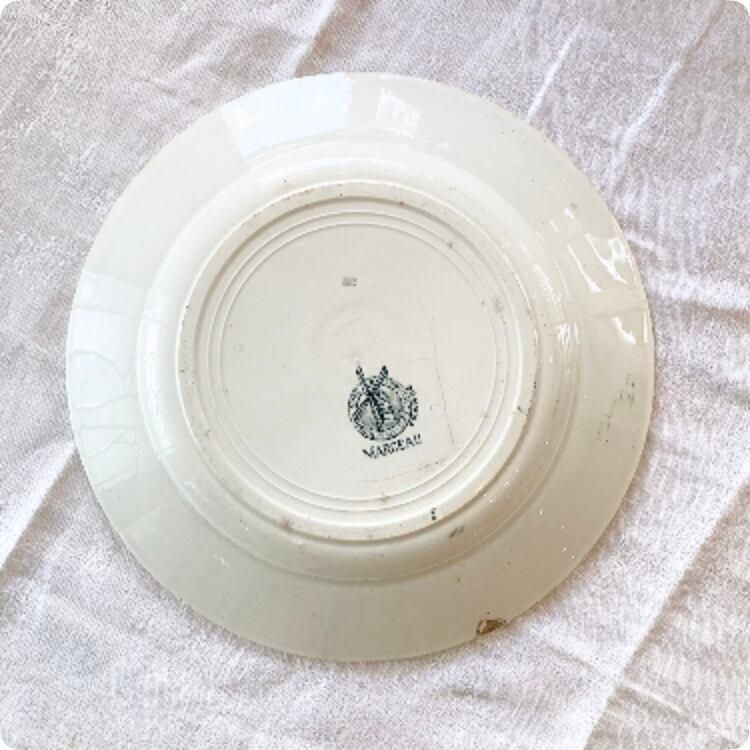 フランス直輸入 ムーランデルー ブルー ディナー皿