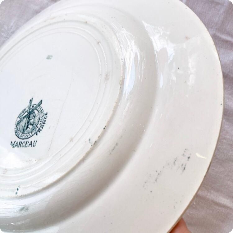 フランス直輸入 ムーランデルー ブルー ディナー皿