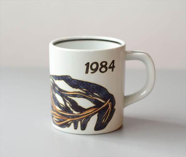 ロイヤルコペンハーゲン マグカップ アンティーク アンティークロイヤルコペンハーゲン希少マグカップ1984年