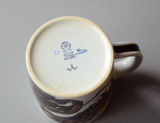 ロイヤルコペンハーゲン マグカップ アンティーク アンティークロイヤルコペンハーゲン希少マグカップ1984年