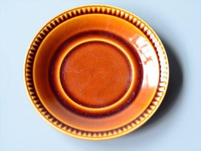 ベルギー製アンティークカップソーサー 1960年代 リーフ柄