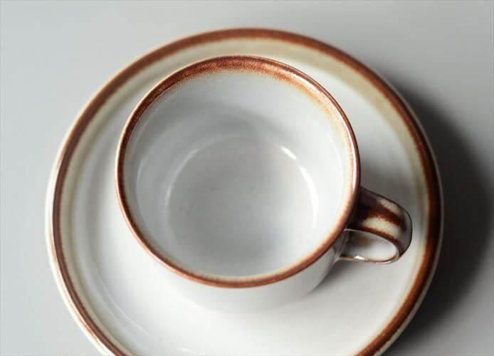 デンマーク製アンティークカップ＆ソーサー 重厚な雰囲気