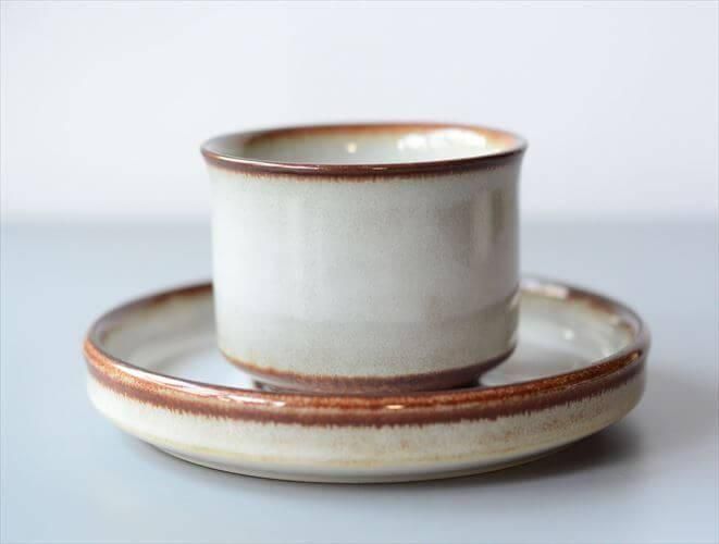 デンマーク製アンティークカップソーサー 重厚な雰囲気