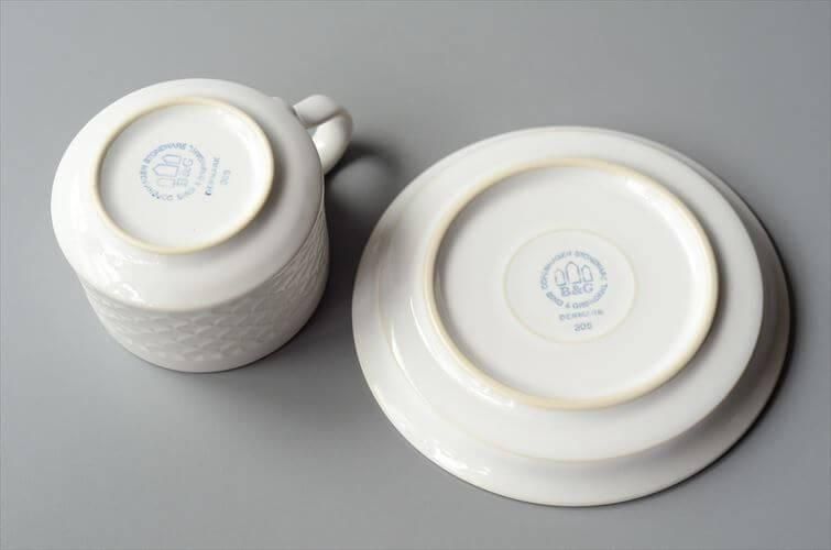 ヴィンテージ　陶器 デンマーク製ヴィンテージ陶器コーヒーカップセット