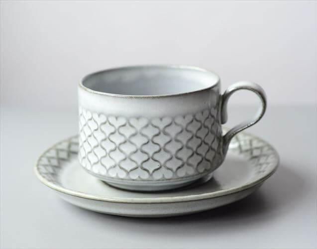 専用【北欧アンティーク】 デンマーク製アンティークコーヒーカップ ルーンモチーフ